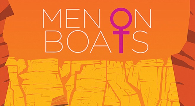 Women on stage in Men on Boats
