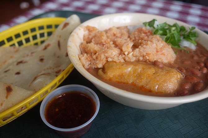 Good news: the tamale combo comes with Milpas' flour tortillas.
