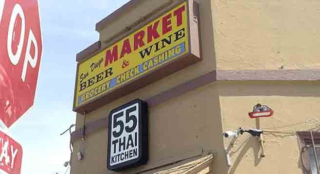 Thai 55's first location is hidden in the back of the market