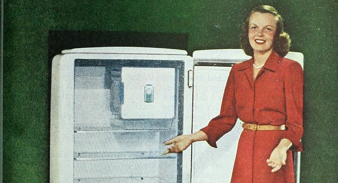 Unlike this woman, you live in a world where having a fridge full of food is an inconvenience