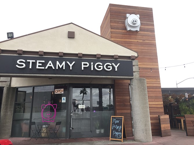 Exterior of Steamy Piggy on Convoy
