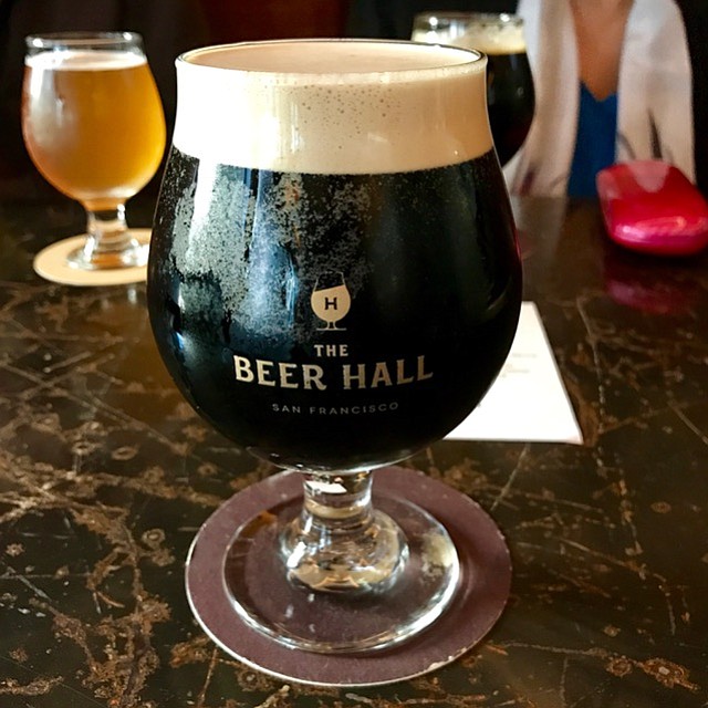 Stout at the Beer Hall