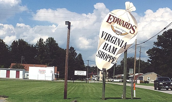 Devastated by a recent smokehouse fire, Edwards Virginia Ham is still a must-stop on your ham explorings. 