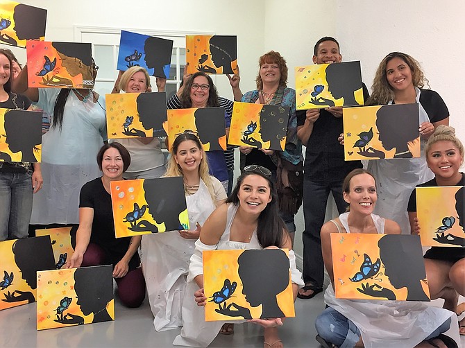 Sip and Paint Party San Diego Reader