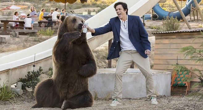 In Action Point, Johnny Knoxville shows when you're out of Schlitz, you're out of bear.