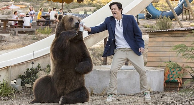 In Action Point, Johnny Knoxville shows when you're out of Schlitz, you're out of bear.