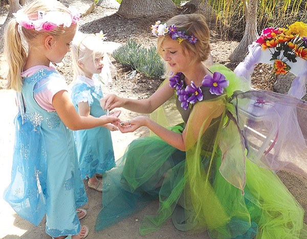 Take a Fairy Princess photo, decorate a magic mushroom, create a fairy baby and cradle.