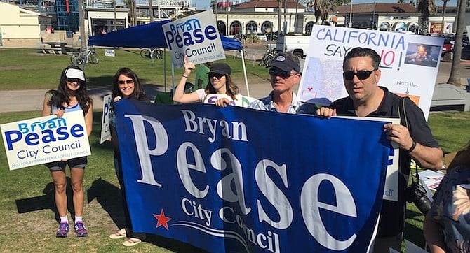 Bryan Pease fundraiser in Point Loma
