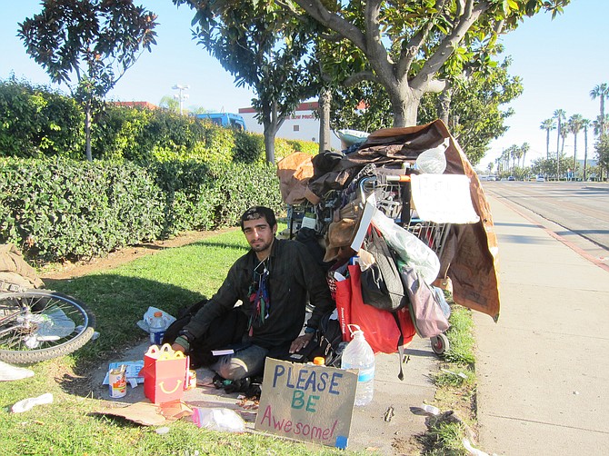 Homeless in Clairemont.