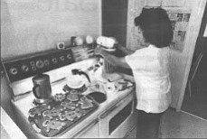 Tulie has won three stoves, a microwave oven, six hand mixers, a food processor, a deep freezer full of meat, two Mr. Coffees, and an electric rotisserie.