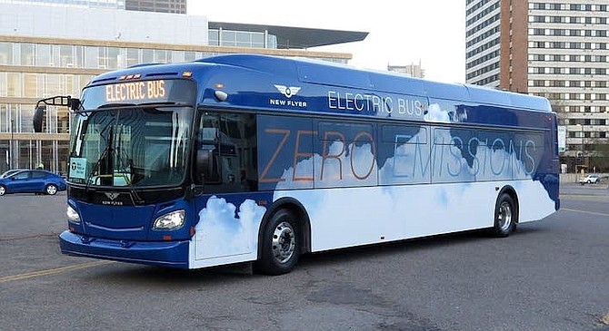 Coming next summer, electric buses. 