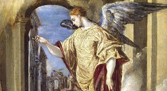 The Angel Gabriel from El Greco's Annunciation