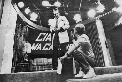 Rehearsal of the CIA magazine skit