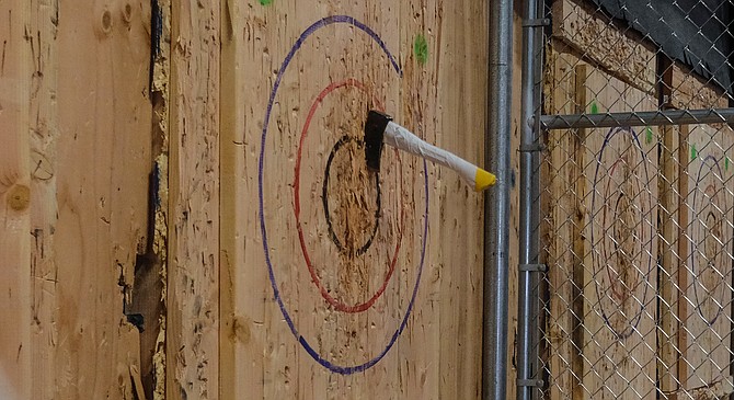 Axe throwing and pints: the new date night?