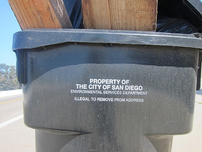 To prolong the life of your trash can, it's advisable not to overfill it. 