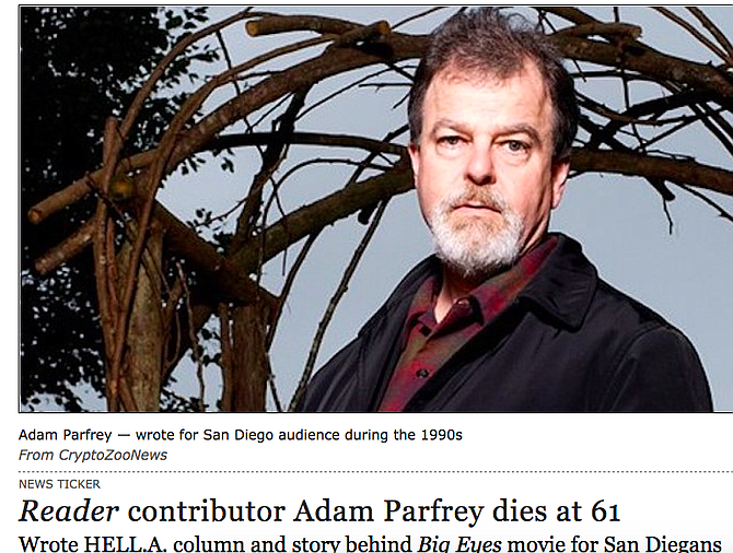 From May story on Parfrey's death
