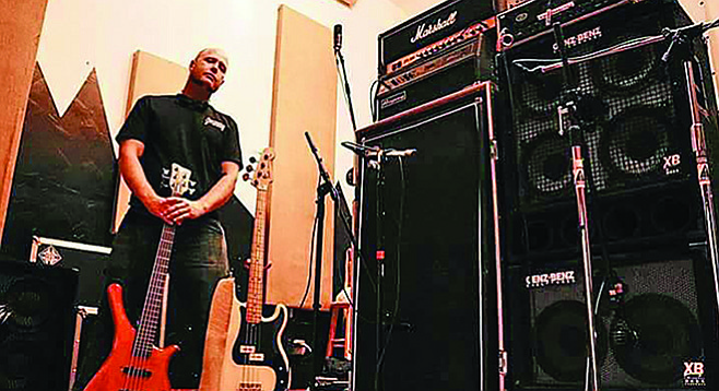 Rice Enright’s amps are biggers than most dudes’. 
