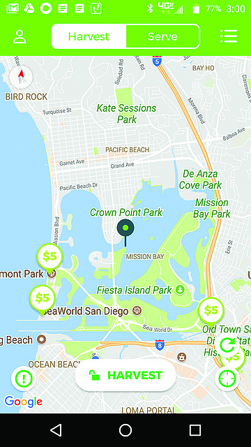 Lime Scooters: what does this green line in the lime app's map