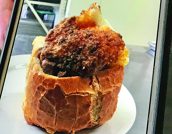 Bunny Chow - Indian ingenuity.