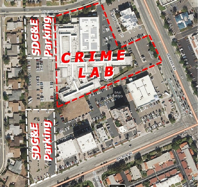 The county told proposers not to depend on the leased SDG&E parking spaces to satisfy parking requirements unless they can demonstrate they will be able to secure the lots. 