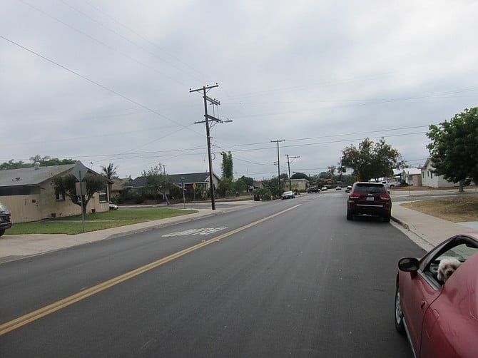 The proposed project is on the same block as single family homes.