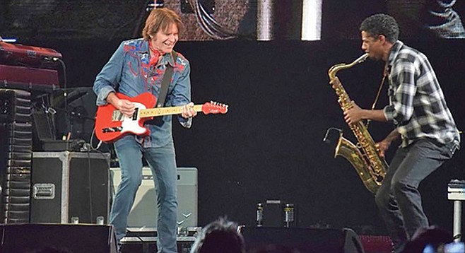 John Fogerty told Nathan Collins his sax solos are better than Forgerty’s originals. - Image by Bob Fogerty