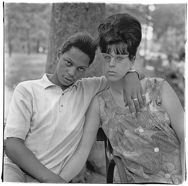  Diane Arbus, A young man and his pregnant wife in Washington Square Park, N.Y.C. 1965, 1965
