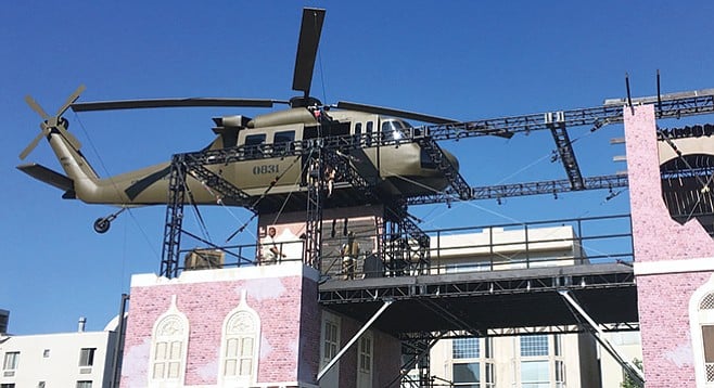 The Jack Ryan Experience helicopter.