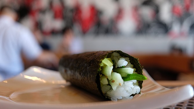 One of San Diego's best examples of vegetarian sushi 
