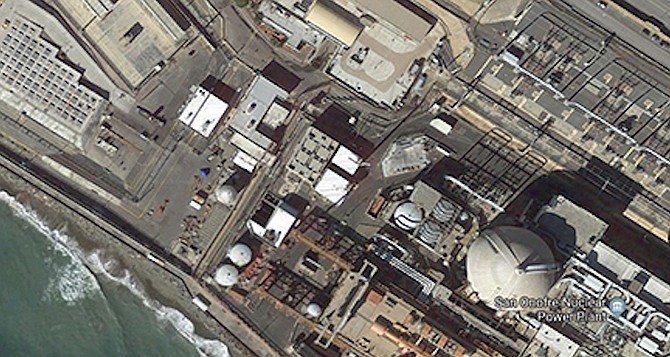 Satellite view of San Onofre from Google Earth