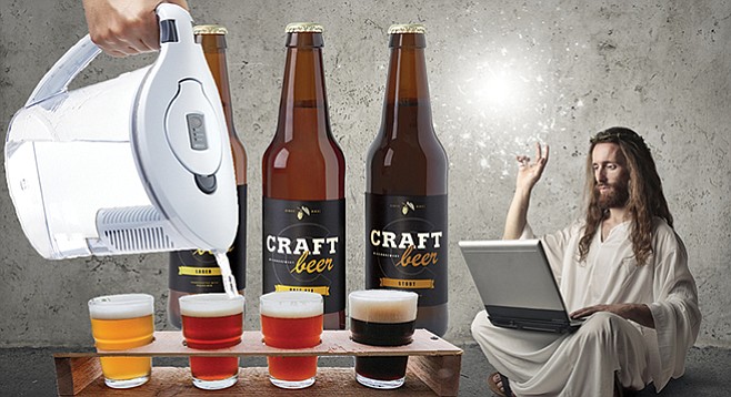 Hipster Jesus: turning water into craft beer