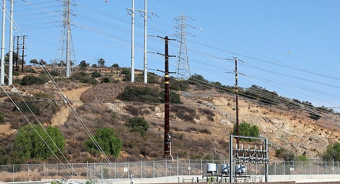 SDG&E is replacing wooden poles with steel.