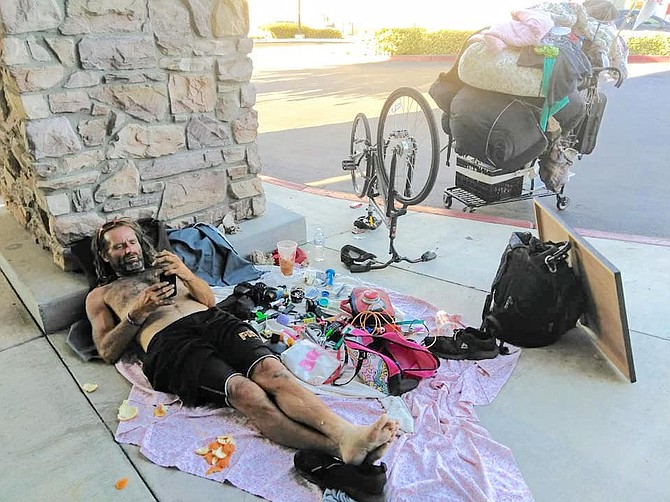 David, homeless in Lakeside