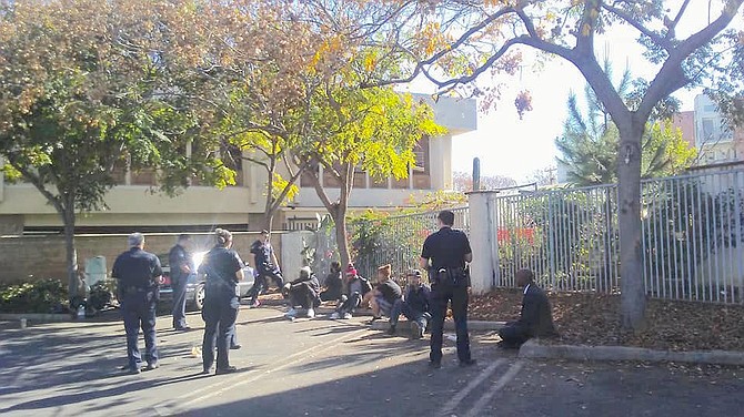 El Cajon police investigating an incident within the homeless community at the local library