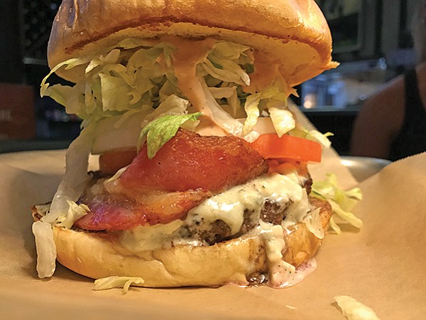 Stinky Burger: standard size, but super stinky-delicious