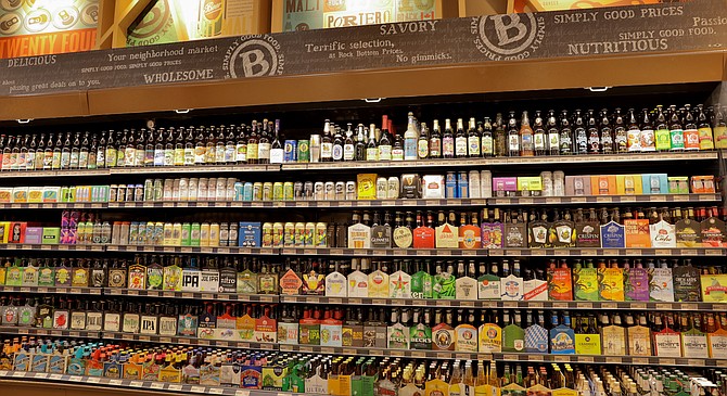 Two-thirds of the beers Baron's carries are local product.
