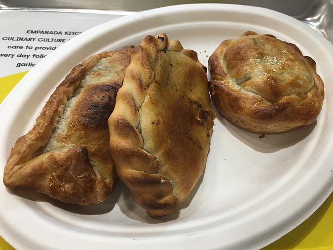 Empanada Kitchen charges $3.50 for each empanada or you can get three for $9.50