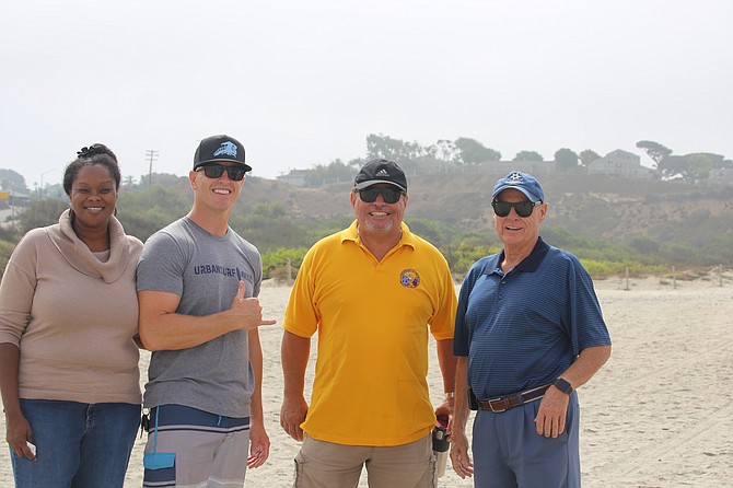 Encinitas Lions Club Board with Urban Surf 4Kids, San Diego Chapter CEO