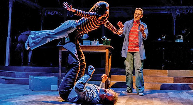 Fun Home: the everyday image of a soaring child accumulates deeper resonances.