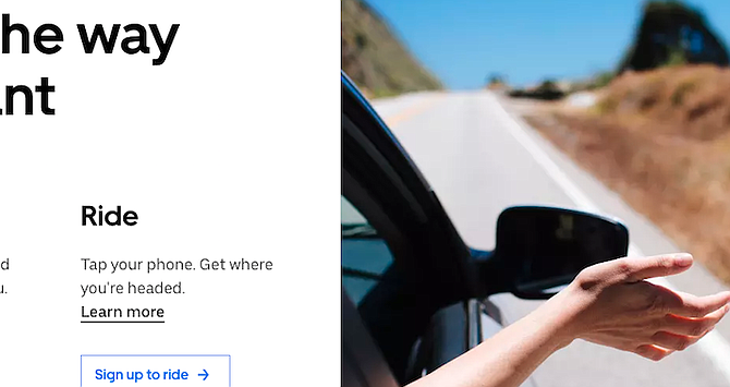 Uber homepage. Over the weekend Jane from El Cajon made just under $1000 – her best weekend in the four years.
