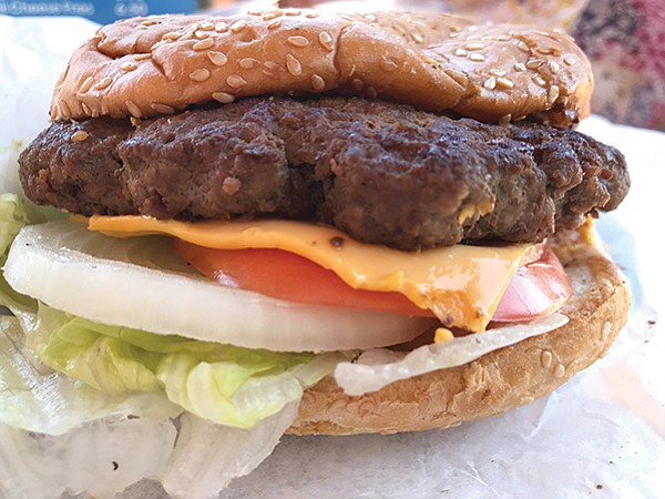 Mag’s Nessy Burger: everything but the egg.