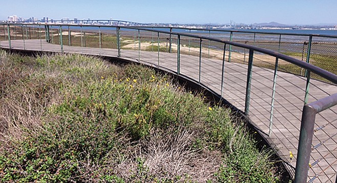 See more of the south bay from this footbridge