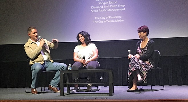 Marsden, Blackwell, and Accomando discuss the film after the screening.