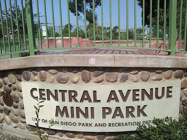 The park is sandwiched between Highway 15 and Central Avenue.