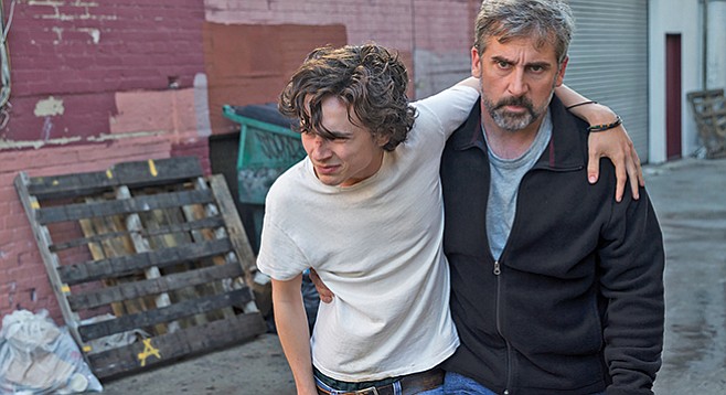 Beautiful Boy: Expect good acting at its finest when Timothée Chalamet and Steve Carell star in this “Just Say No” PSA.