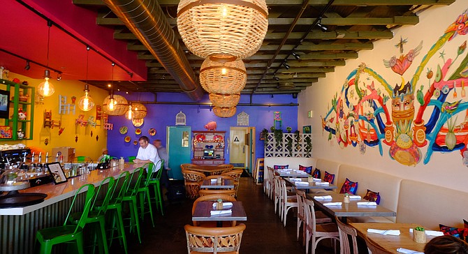 Colorful interiors, inspired by Mexico City