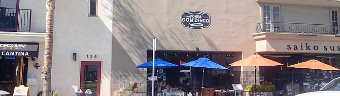 A Mexican restaurant near the Coronado Ferry Landing