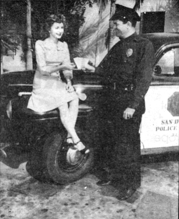 San Diego, 1942. “There’s nothing to worry about at all. The police have the situation well in hand.”