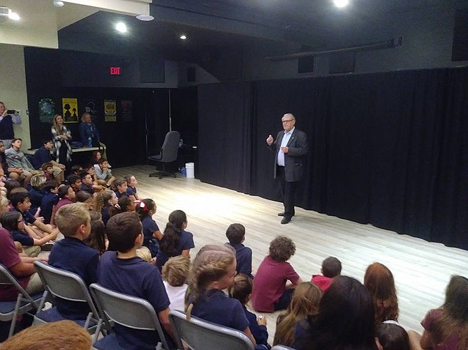 Mayor speaks with elementary school students about civility, servant leadership and vision for 2050