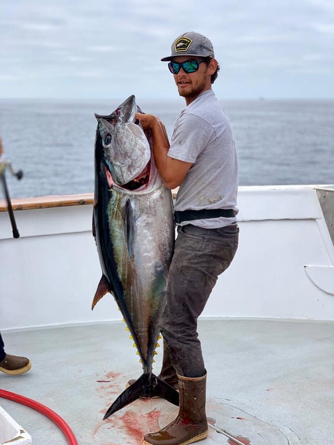 Bluefin tuna limits caught aboard the Pacific Queen on 1.5-day run to Cortes Bank